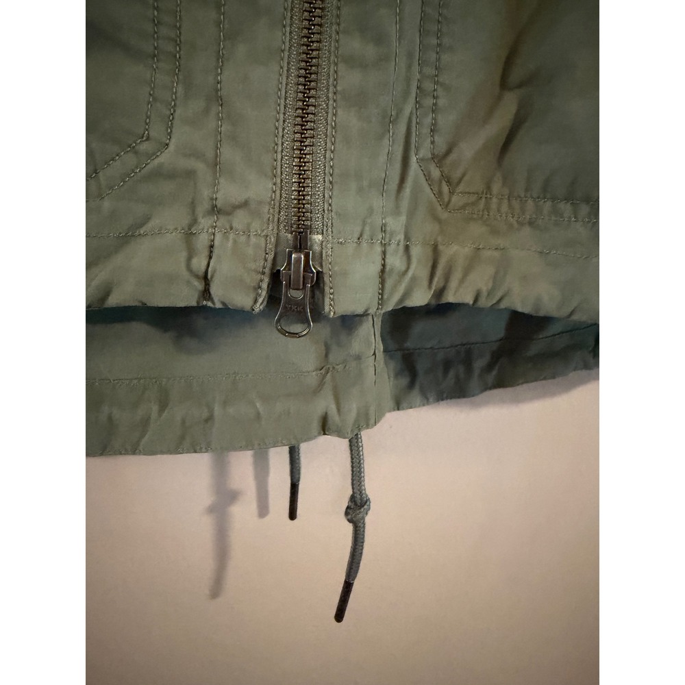 Columbia Womens Sage Green Utility Field Jacket Hooded Full Zip Anorak Large - Picture 5 of 10